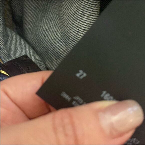 Saint Laurent cropped straight leg high waist jeans, size 25 - Picture 12 of 14